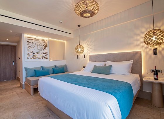 Pegasos Deluxe Beach Hotel - Wohnbeispiel Doppelzimmer Executive Meerblick (Zimmercodierung DTM)