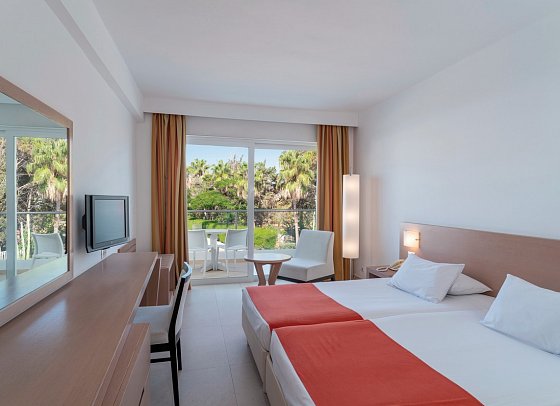 Atlantica Kolymbia Beach - Wohnbeispiel Doppelzimmer Gartenblick (Zimmercodierung DBG)