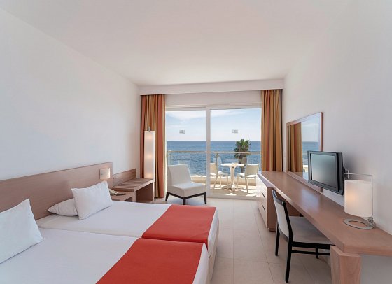 Atlantica Kolymbia Beach - Wohnbeispiel Doppelzimmer Meeresfront (Zimmercodierung DBO)
