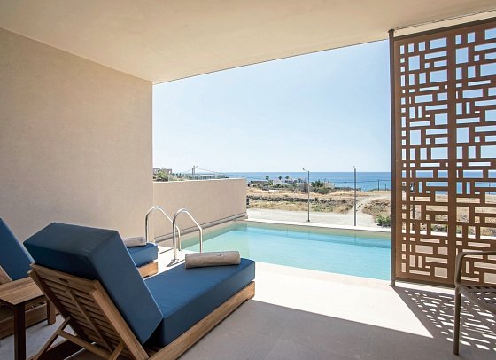 Este Elegant Suites & Villas - Wohnbeispiel Doppelzimmer Deluxe Privatpool (Zimmercodierung DDR)