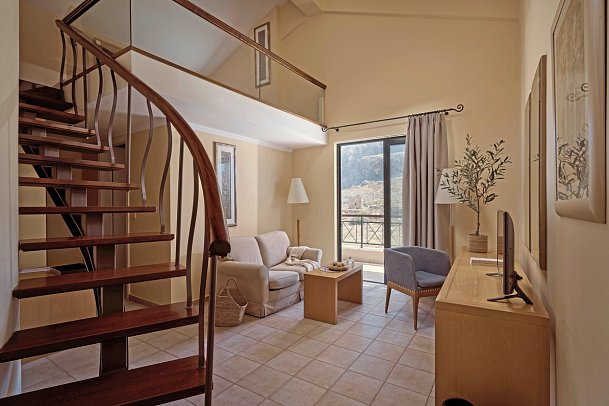 Lindian Dream SeaSide Resort - Wohnbeispiel Maisonette seitlicher Meerblick (Zimmercodierung MBN)