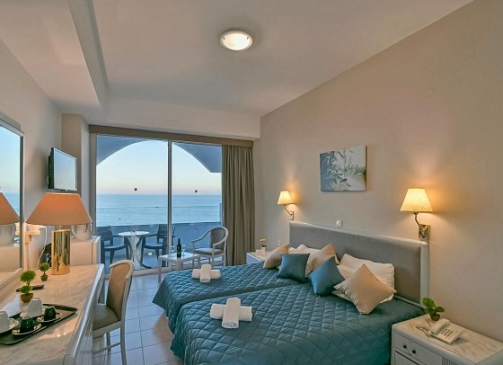 Olympos Beach - Wohnbeispiel Doppelzimmer Meerblick (Zimmercodierung DBM)