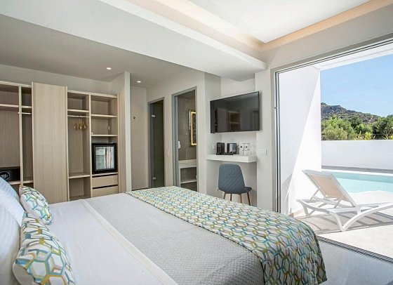 Hollywood Inn - Wohnbeispiel Doppelzimmer Deluxe Swim-Up (Zimmercodierung DDQ)