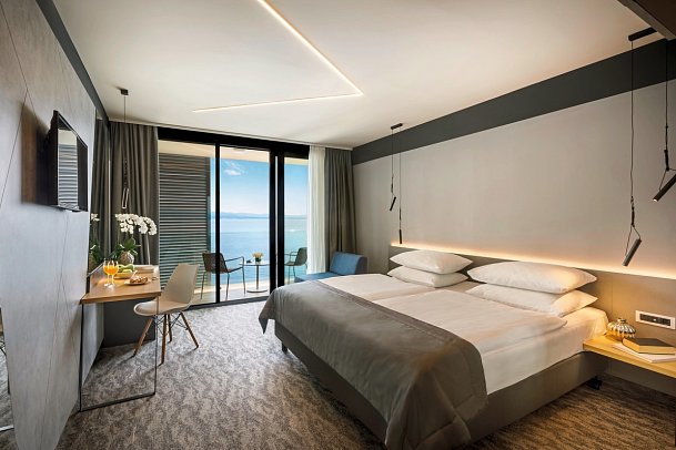 Hotel Istra - Wohnbeispiel Doppelzimmer Superior Meerblick (Zimmercodierung DSM)
