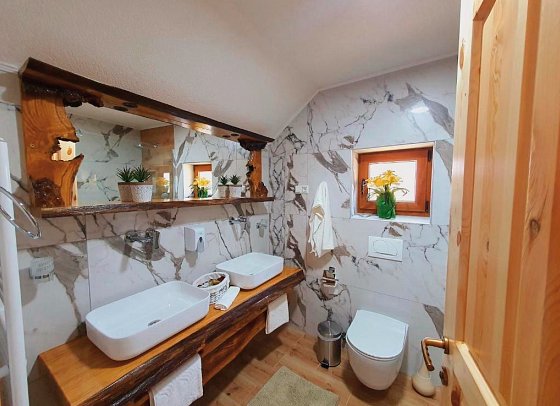 Plitvice Green Valley - Beispiel Bad Doppelzimmer Superior (Zimmercodierung DS6)