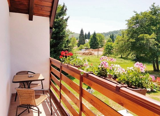 Plitvice Green Valley - Wohnbeispiel Doppelzimmer Balkon (Zimmercodierung DB1)