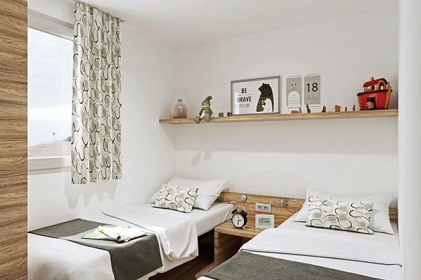 Mobile Homes Camp Selce - Wohnbeispiel Mobilheim Premium (Zimmercodierung CS1)