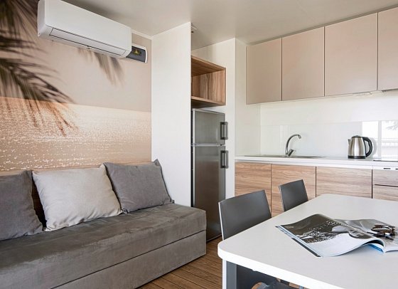 Mobile Homes Camp Selce - Wohnbeispiel Mobilheim Premium (Zimmercodierungen CS1 & CM1)