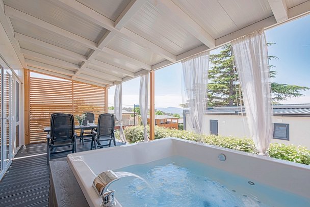 Mobile Homes Camp Selce - Wohnbeispiel Mobilheim Premium (Zimmercodierung CS1)