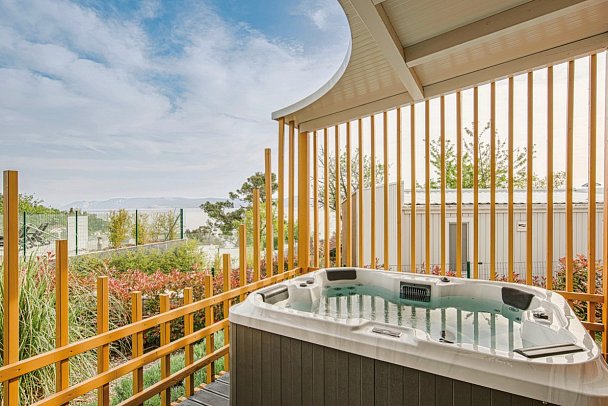 Mobile Homes Camp Selce - Wohnbeispiel Mobilheim Premium Relax (Zimmercodierung CM1)