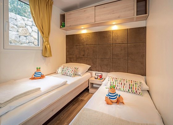 Valamar Camping Jezevac - Wohnbeispiel Lungomare Home für 4+2 (Zimmercodierungen CB3 & CB4)