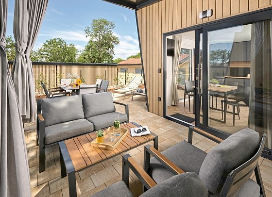 Aminess Style Camping Atea Glamping & Holiday Homes - Wohnbeispiel Luxury Glamping Home (Zimmercodierung CB1)