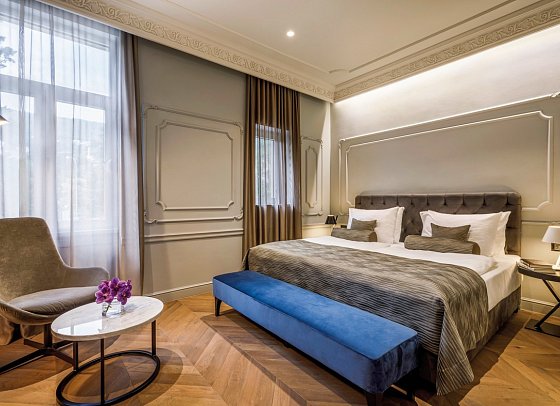 Ambasador - Wohnbeispiel Doppelzimmer Superior Landblick (Zimmercodierung DSL)