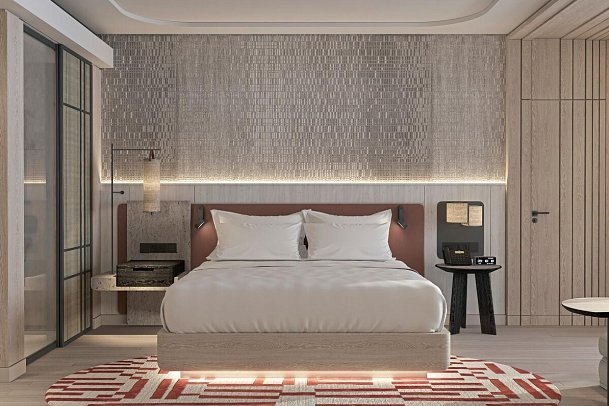 Opatija Marriott Resort & Spa - Modellbild Doppelzimmer Deluxe Meerblick (Zimmercodierung DDM)