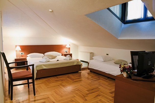 Park - Wohnbeispiel Doppelzimmer im Dachgeschoss (Zimmercodierung DE1)