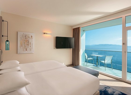 Hilton Rijeka Costabella Beach Resort & Spa - Wohnbeispiel Doppelzimmer Deluxe King oder Twin (Zimmercodierung DD1)