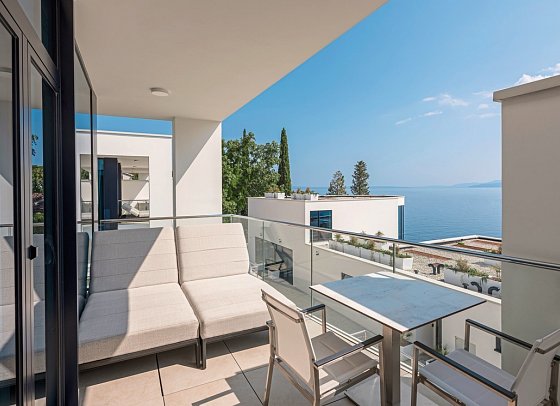 Hilton Rijeka Costabella Beach Resort & Spa - Wohnbeispiel Suite Deluxe 1 Schlafzimmer (Zimmercodierung WD1)