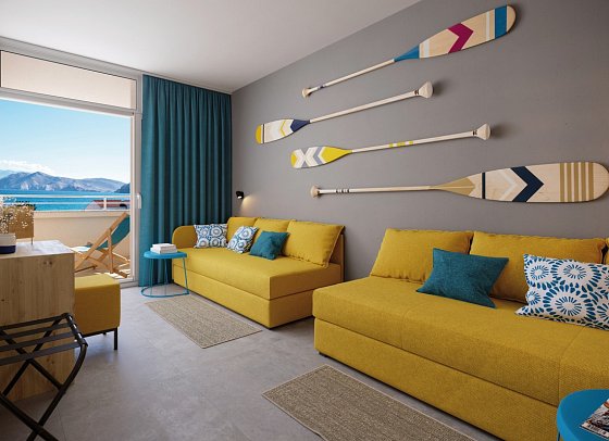 Sunny Baska Hotel by Valamar - Wohnbeispiel Junior Familiensuite