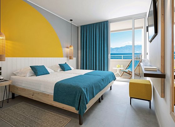 Sunny Baska Hotel by Valamar - Wohnbeispiel Zimmer für 2 plus 1 Meerblick (Zimmercodierung DSM)
