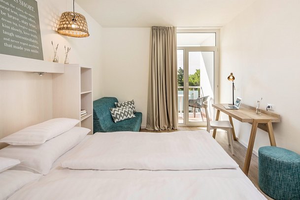 Park Punat by Falkensteiner - Wohnbeispiel Doppelzimmer Superior (Zimmercodierungen DS1 & DSC)