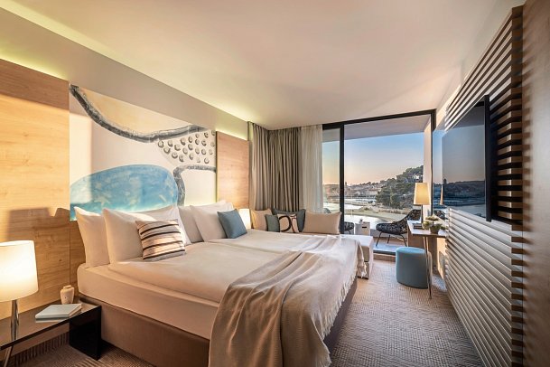 Valamar Padova Hotel - Wohnbeispiel Zimmer für 2+1 Meerblick (Zimmercodierung TSM)