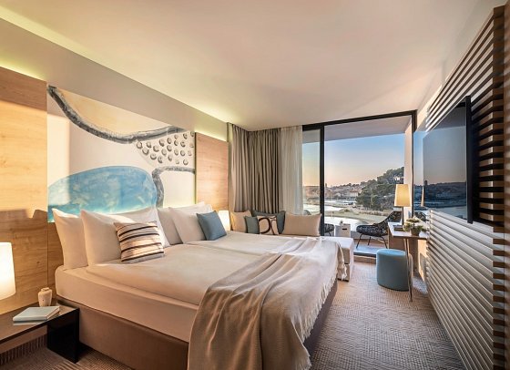 Valamar Padova Hotel - Wohnbeispiel Zimmer für 2+1 Meerblick (Zimmercodierung TSM)