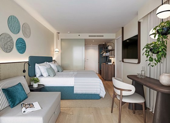 Arba Resort Valamar Collection - Wohnbeispiel Zimmer für 2 plus 1 (Zimmercodierungen DB2 & FV1)