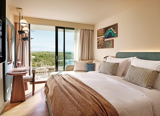 Arba Resort Valamar Collection - Wohnbeispiel Zimmer für 2 plus 1 Meerseite (Zimmercodierungen DBC & FV2)