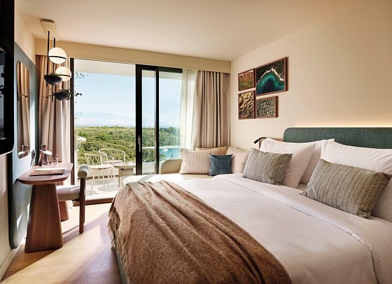 Arba Resort Valamar Collection - Wohnbeispiel Zimmer für 2 plus 1 Meerblick (Zimmercodierung DBM)