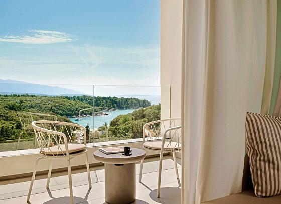 Arba Resort Valamar Collection - Wohnbeispiel Zimmer für 2 plus 1 Meerblick (Zimmercodierung DBM)