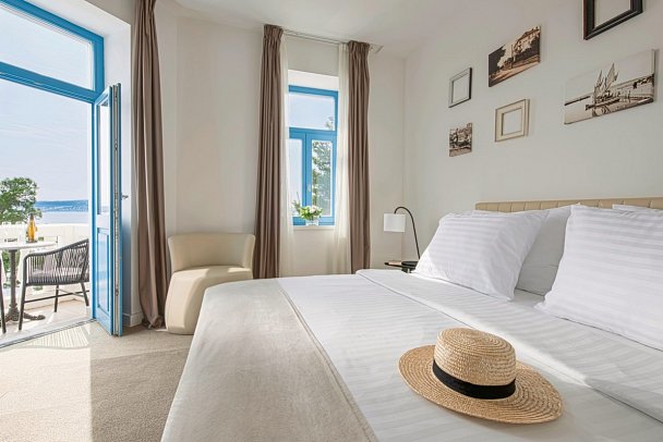 Boutique Hotel Esplanade - Wohnbeispiel Suite Premium Meerseite (Zimmercodierung WMC)