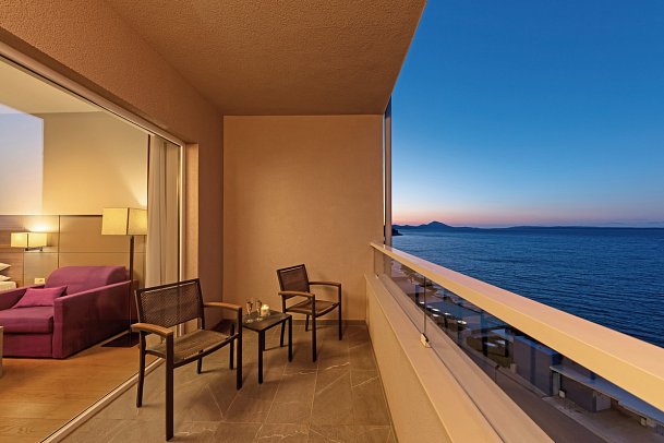 Vitality Hotel Punta - Beispiel Bad Doppelzimmer Premium Meerblick (Zimmercodierung DMM)