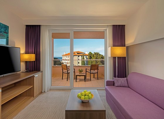 Vitality Hotel Punta - Wohnbeispiel Suite Meerseite (Zimmercodierung WBC)