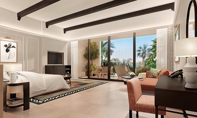 Sofitel Al Hamra Beach Resort - Wohnbeispiel Luxury King Room Beachfront (Zimmercodierung UU1)