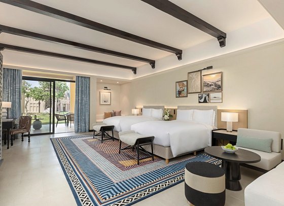 Sofitel Ras Al Khaimah Al Hamra Beach Resort - Wohnbeispiel Luxury Two Queens Room with Garden View (Zimmercodierung UU2)