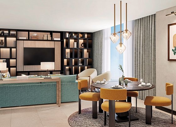 Sofitel Ras Al Khaimah Al Hamra Beach Resort - Wohnbeispiel Magnifique One Bedroom Suite with Garden View (Zimmercodierung WB1)
