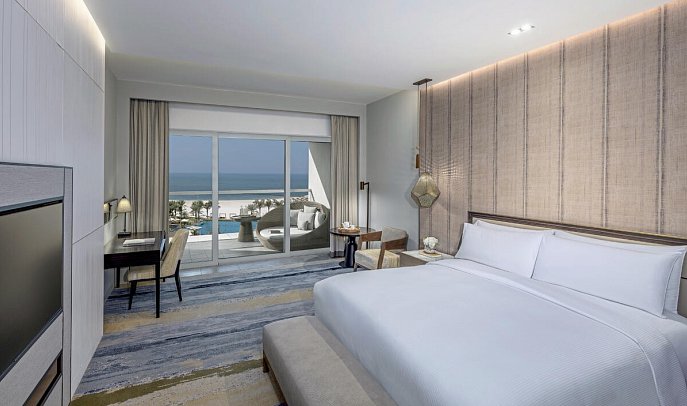 InterContinental Ras Al Khaimah Mina Al Arab Resort und Spa - Wonbeispiel Classic Panoramic Sea View Room (Zimmercodierungen DG2 & UL1)