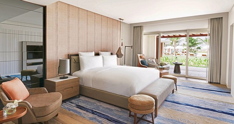 InterContinental Ras Al Kaimah Mina Al Arab Resort und Spa - Wohnbeispiel Garden Terrace One Bedroom Suite (Zimmercodierung W1G)