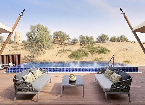 The Ritz-Carlton Ras Al Khaimah, Al Wadi Desert - Wohnbeispiel Al Khaimah Tented Pool Villa (Zimmercodierung VB3)