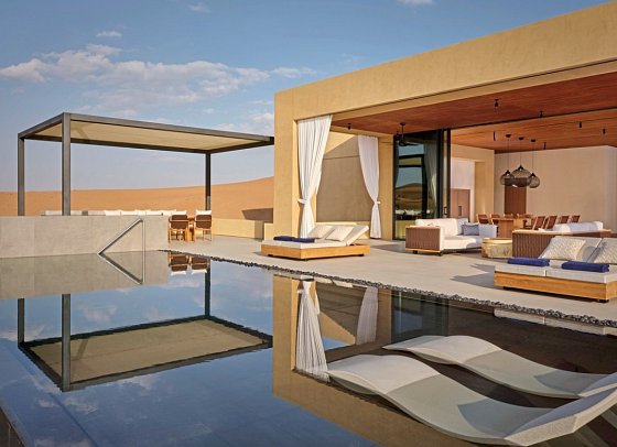 The Ritz-Carlton Ras Al Khaimah, Al Wadi Desert - Wohnbeispiel Sunrise Signature Pool Villa (Zimmercodierungen VB5 & VB6)