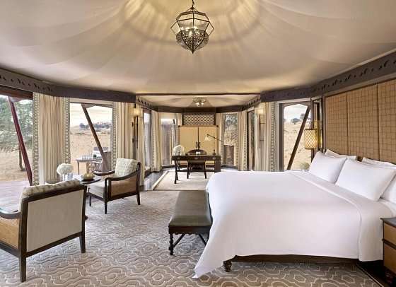 The Ritz-Carlton Ras Al Khaimah, Al Wadi Desert - Wohnbeispiel Al Khaimah Tented Pool Villa (Zimmercodierung VB3)
