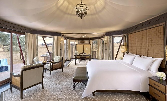 The Ritz-Carlton Ras Al Khaimah, Al Wadi Desert - Wohnbeispiel Al Khaimah Tented Pool Villa (Zimmercodierung VB3)