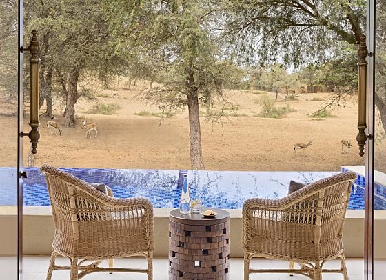 The Ritz-Carlton Ras Al Khaimah, Al Wadi Desert - Wohnbeispiel Al Rimal Pool Villa (Zimmercodierung VB1)