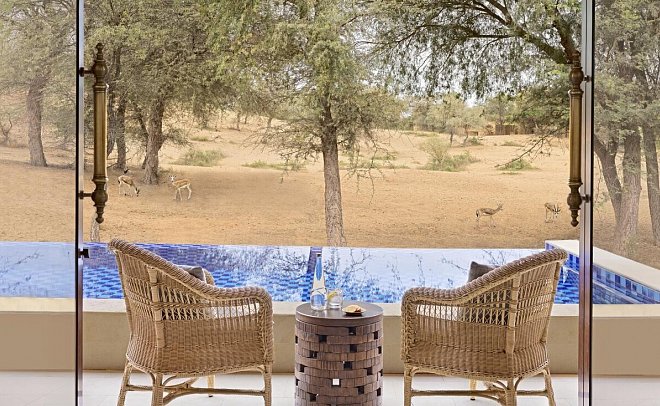 The Ritz-Carlton Ras Al Khaimah, Al Wadi Desert - Wohnbeispiel Al Rimal Pool Villa (Zimmercodierung VB1)