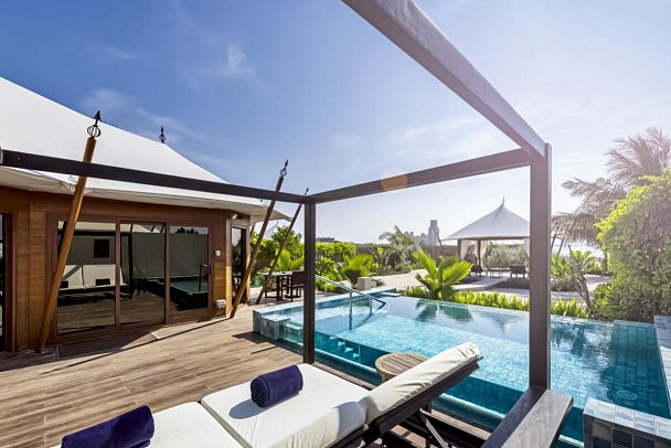 The Ritz-Carlton Ras Al Khaimah, Al Hamra Beach - Wohnbeispiel Al Bahr Tented Beach Pool Villa (Zimmercodierung VB1)