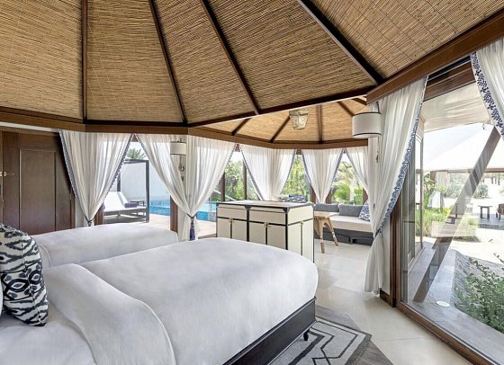 The Ritz-Carlton Ras Al Khaimah, Al Hamra Beach - Wohnbeispiel Al Bahr Tented Beach Pool Villa (Zimmercodierung VB1)