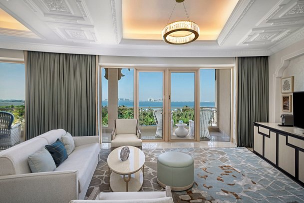 Waldorf Astoria Ras Al Khaimah - Wohnbeispiel One Bedroom Ocean View Suite (Zimmercodierungen W2M & W3M)