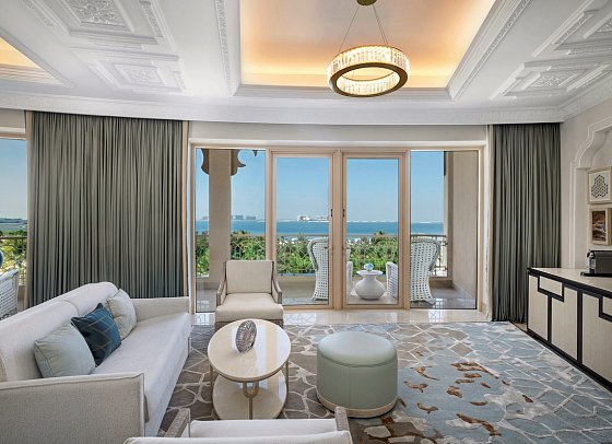 Waldorf Astoria Ras Al Khaimah - Wohnbeispiel One Bedroom Ocean View Suite (Zimmercodierungen W2M & W3M)