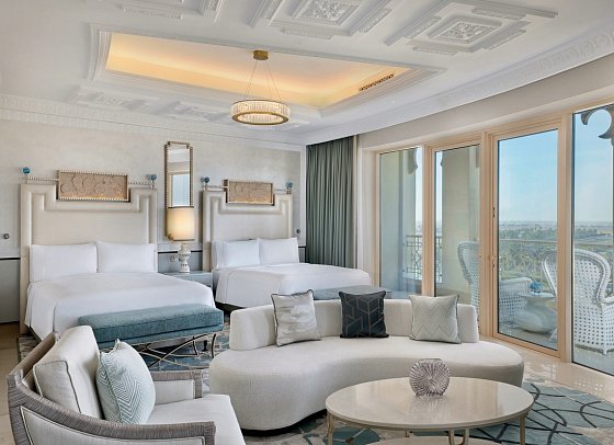 Waldorf Astoria Ras Al Khaimah - Wohnbeispiel Two Queen Beds Deluxe Room (Zimmercodierung FD1)
