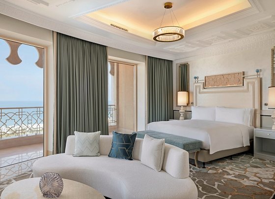 Waldorf Astoria Ras Al Khaimah - Wohnbeispiel King Premier Room Ocean View (Zimmercodierung DMM)